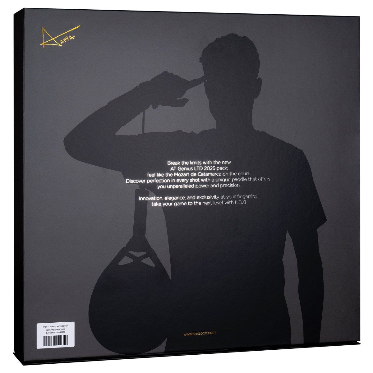 Pack Nox AT Genius LTD 2025 – Agustin Tapia Edição Limitada - Ace Padel 