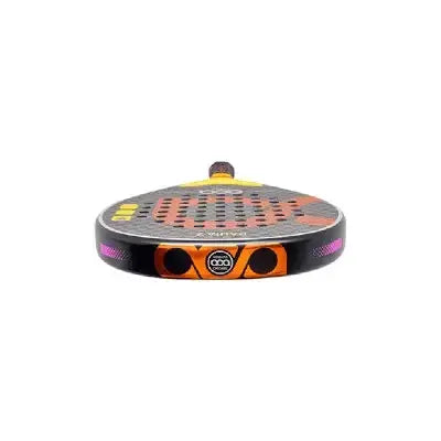 Aca Padel Bahía racquet with drop shape design, featuring a carbon fiber frame and large sweet spot for advanced players.