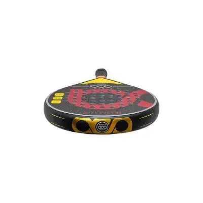 Aca Roqueta Rosa padel racquet with fiberglass frame, soft EVA foam, and sand-like finish for spin and control.